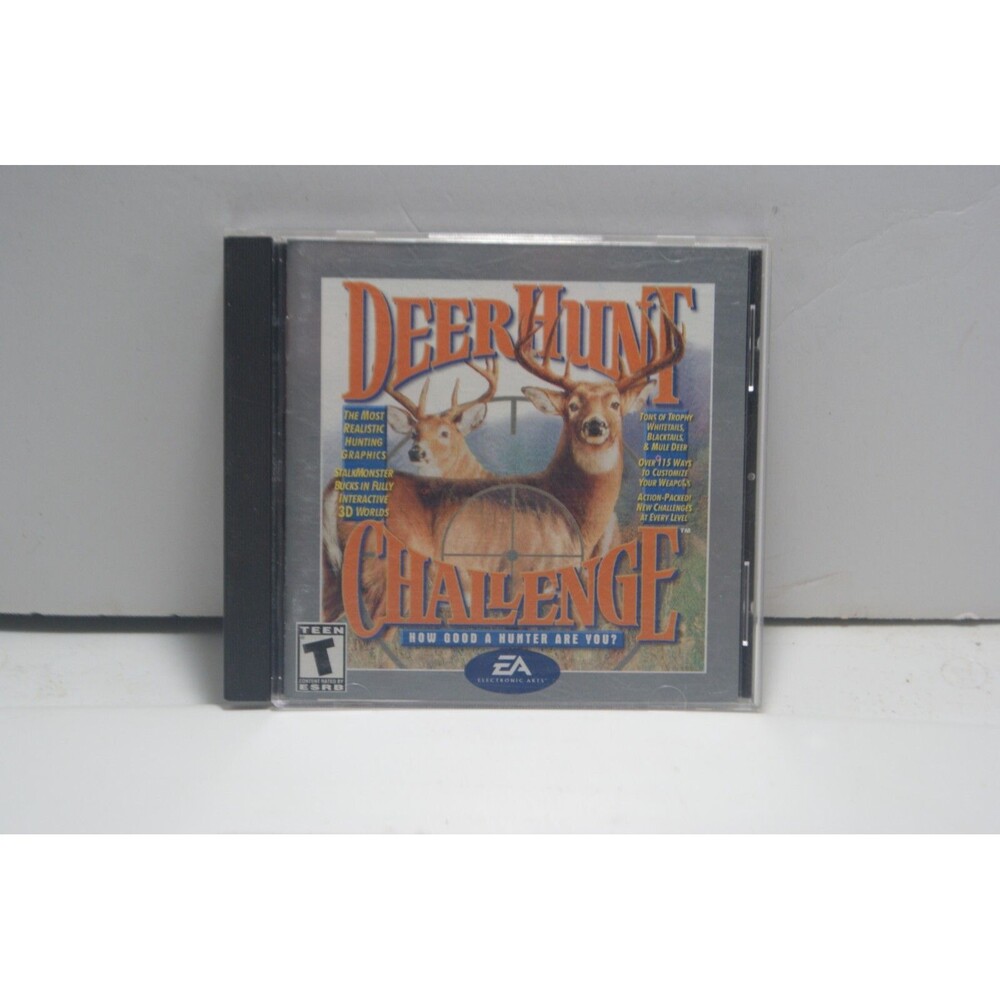 Deer Hunt Challenge EA Electronic Arts PC Game Sim Shooting Deer Fun